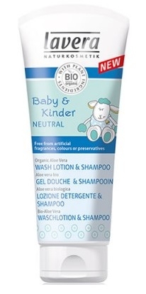 Lavera Natural Bebek ve Çocuklar için Şampuan ve Banyo Köpüğü
